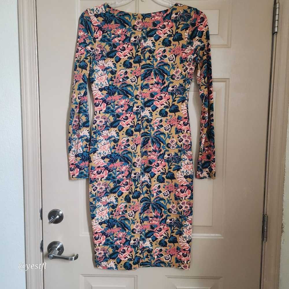 Peruvian Connection Sienna Floral Sheath Dress S - image 4