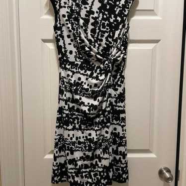 212 Collection White and Black Dress Size XS - image 1