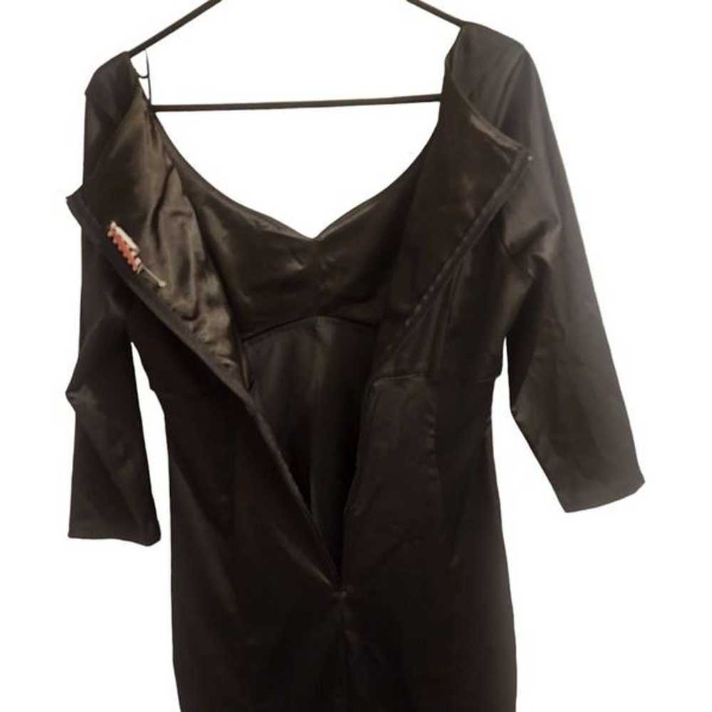 Pinup Couture Retro Classic Black Dress Size Larg… - image 7