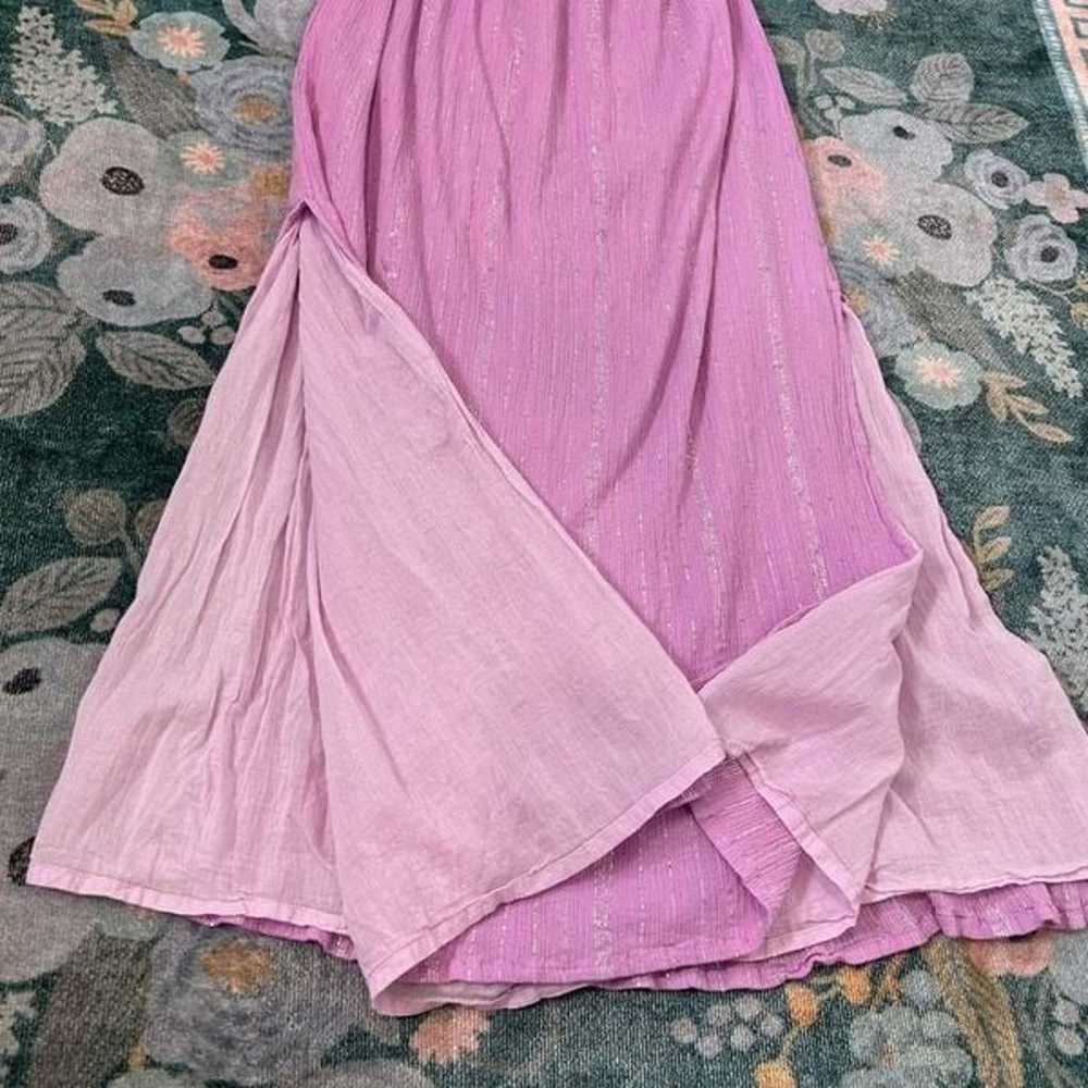 Sundress Eyelet Maxi Dress Josepha Purple Pink Ru… - image 9