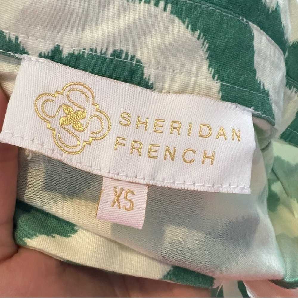 Sheridan French Womens Green Short Sleeve Midi Le… - image 9
