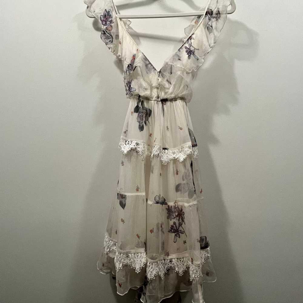 KARINA GRIMALDI Dulce Silk Mini Dress - image 4