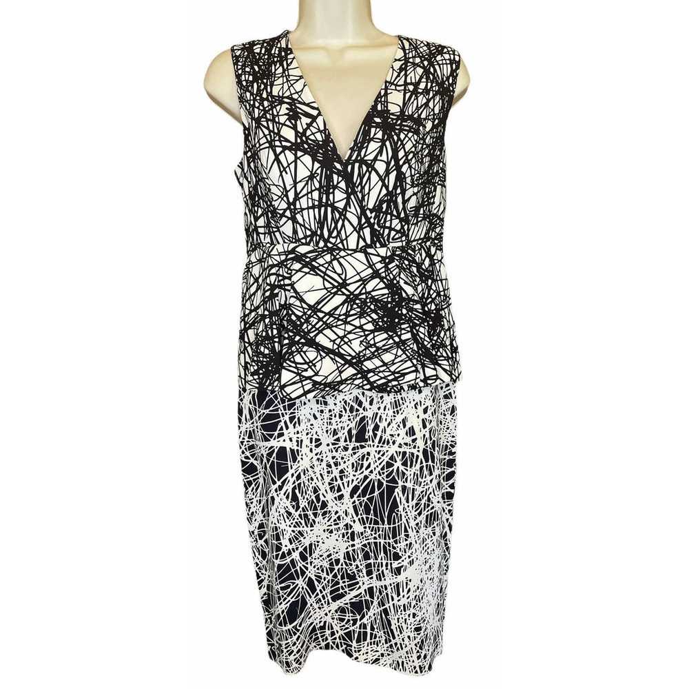 Sportmax Black & White Abstract  Dress 6 - image 1