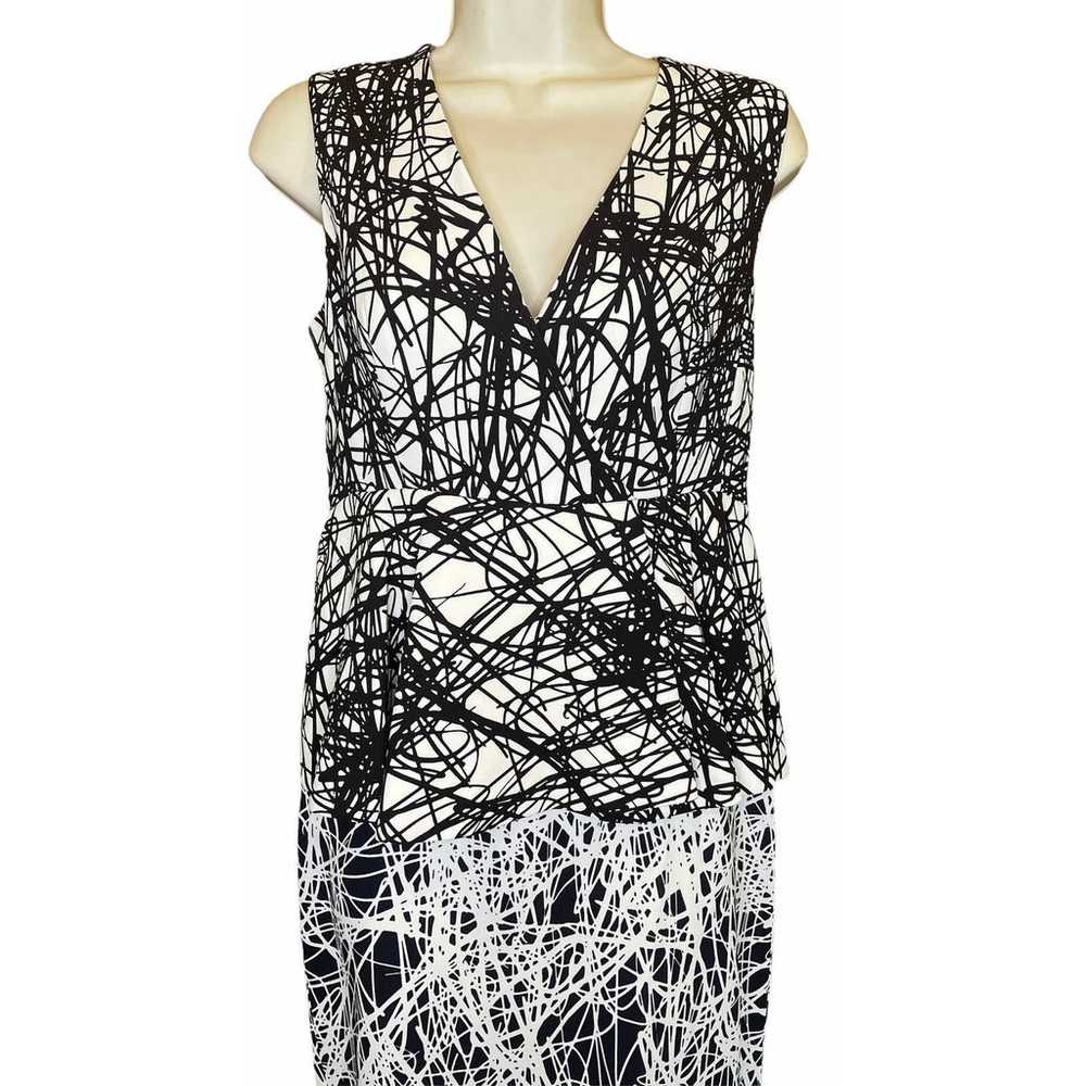 Sportmax Black & White Abstract  Dress 6 - image 2