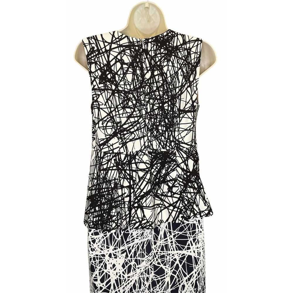 Sportmax Black & White Abstract  Dress 6 - image 4