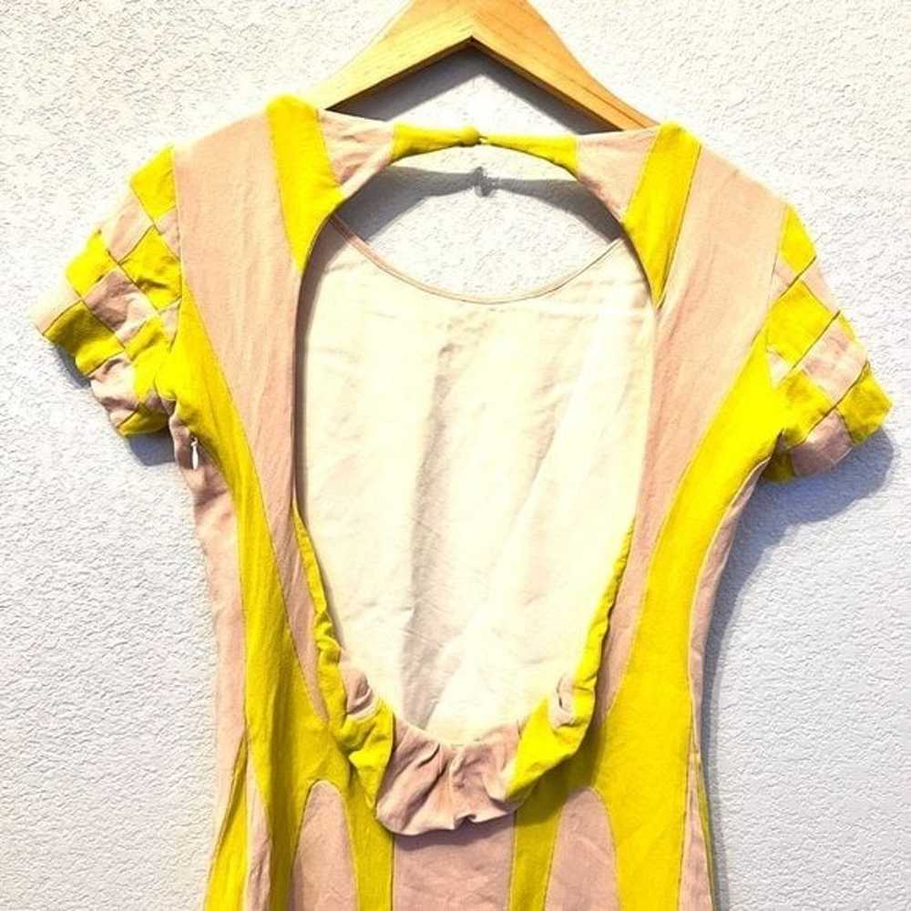 Celine Vintage Y2K Spring 2005 Pink & Yellow MOD … - image 7