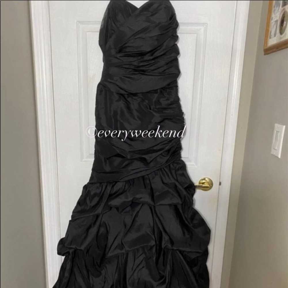 Dalia MacPhee Black Prom Dress - image 1