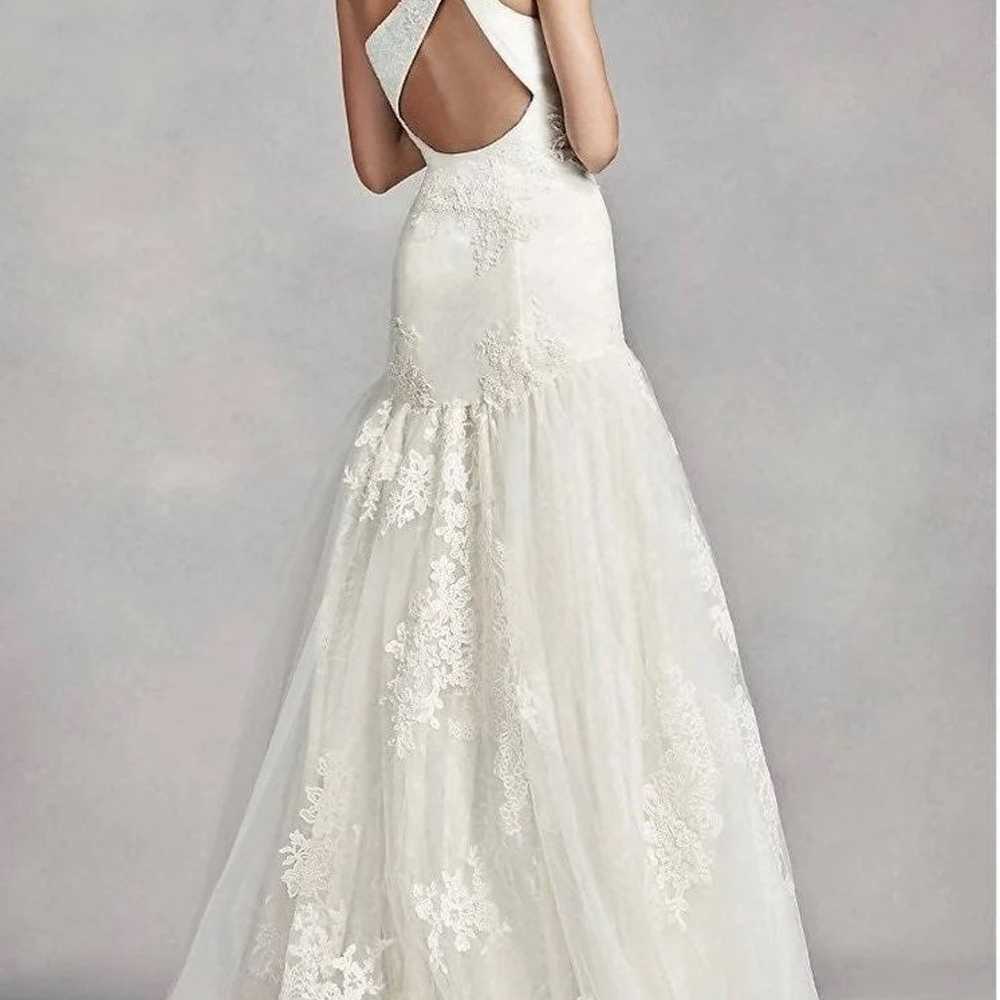 VERA WANG WHITE WEDDING DRESS size 6 off - image 2