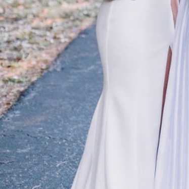 white johnathan kayne prom/pageant dress