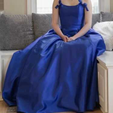 Royal Blue Jovani Prom Ball Gown Dress - image 1