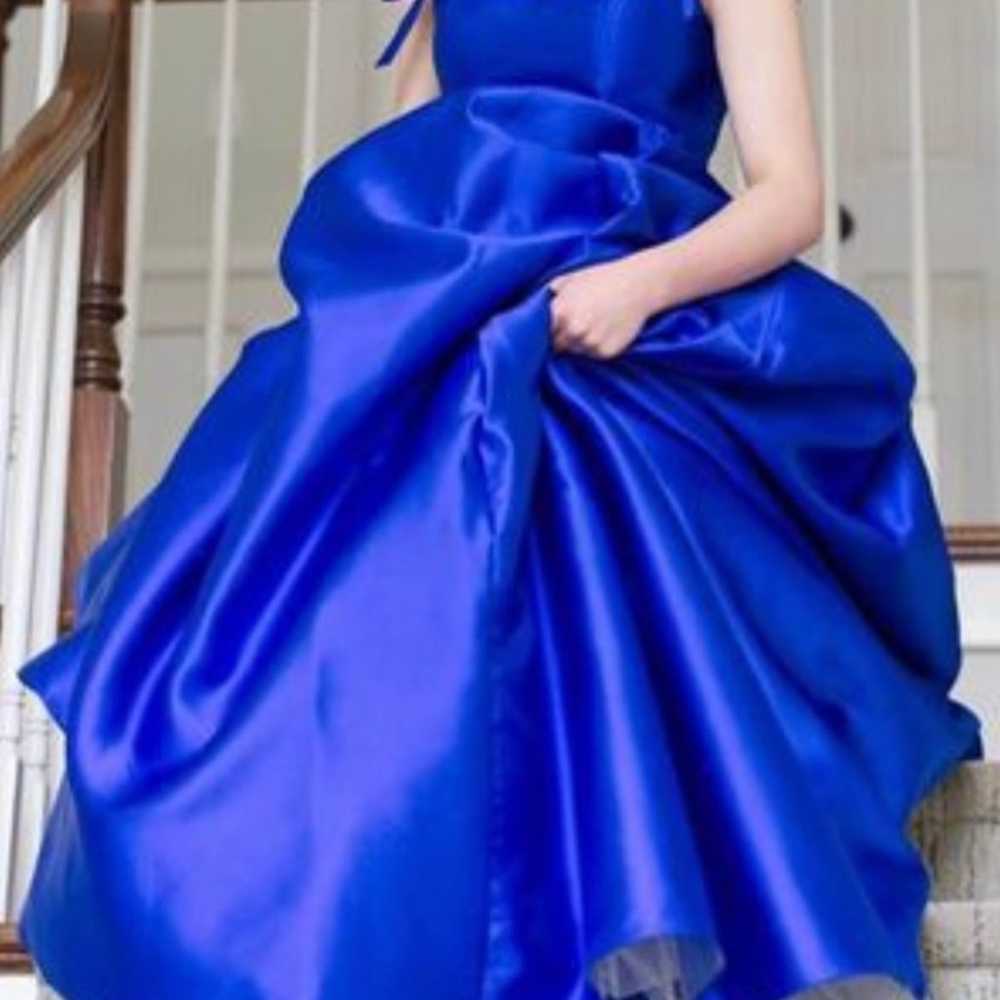 Royal Blue Jovani Prom Ball Gown Dress - image 3