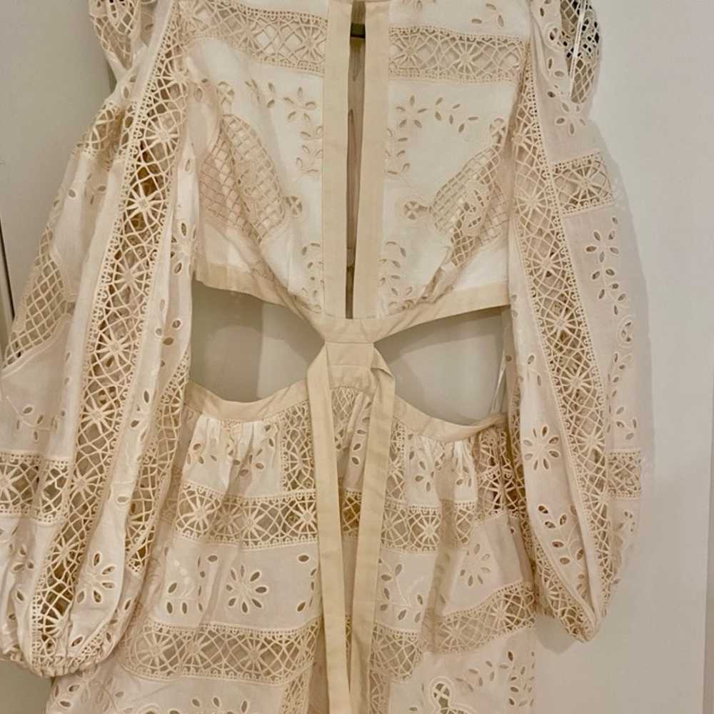 White Ivory Zimmermann Dress - image 6