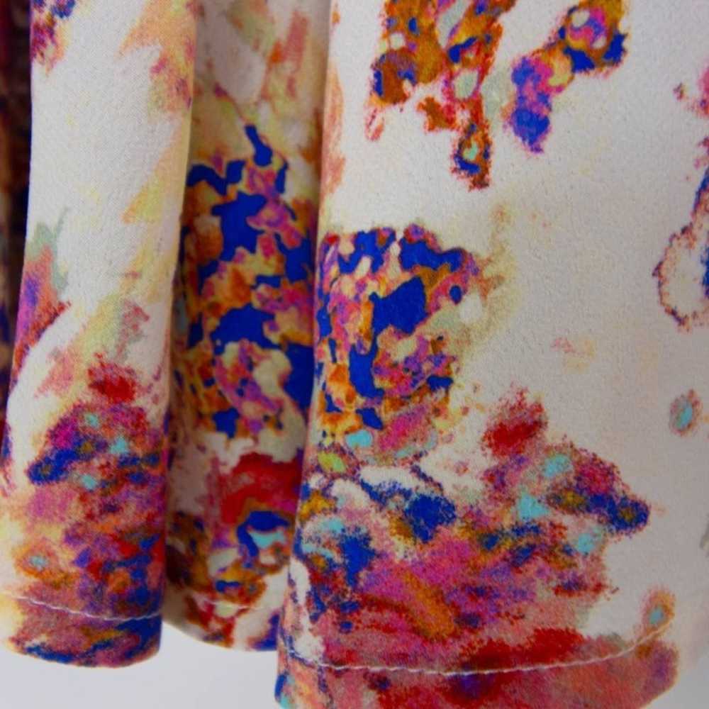 NEW IRO Paris silk blend floral print fit and fla… - image 10