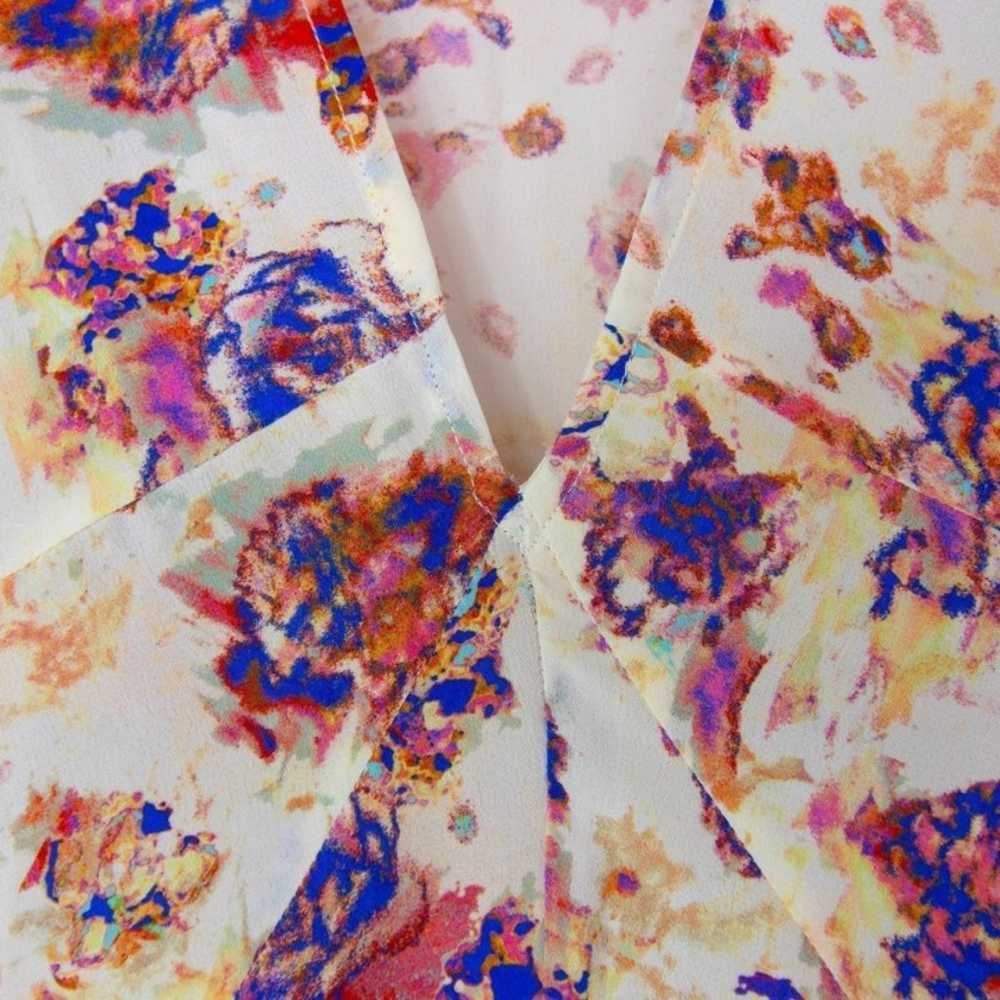 NEW IRO Paris silk blend floral print fit and fla… - image 11