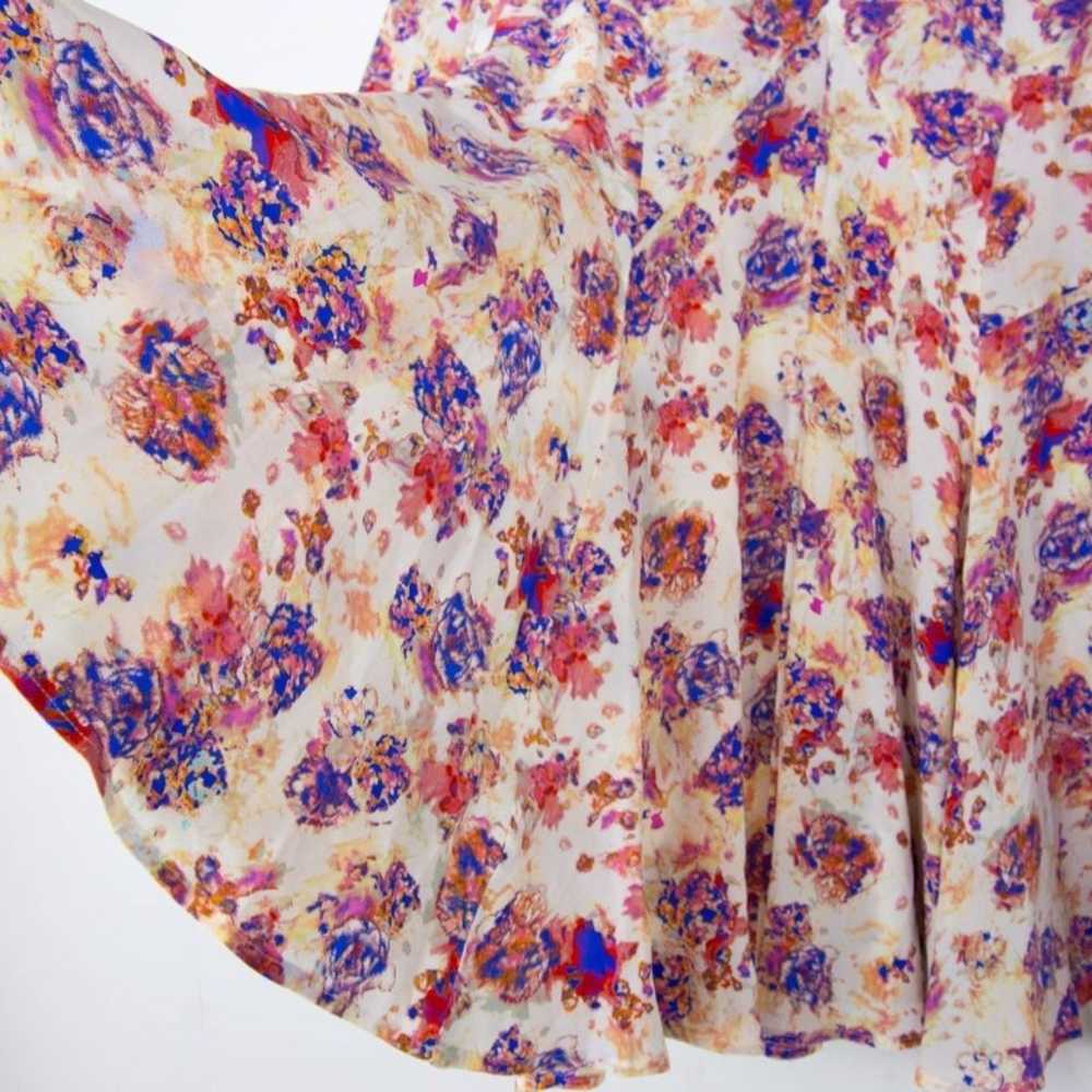 NEW IRO Paris silk blend floral print fit and fla… - image 4