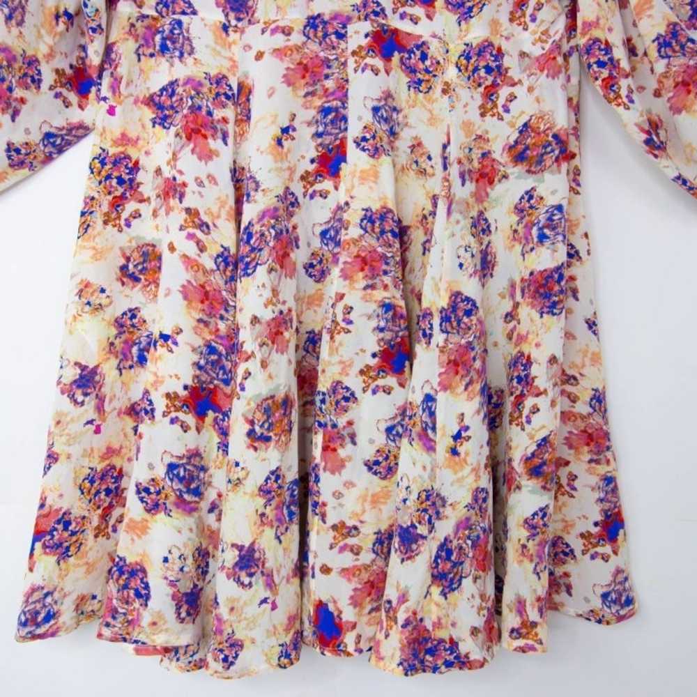 NEW IRO Paris silk blend floral print fit and fla… - image 6