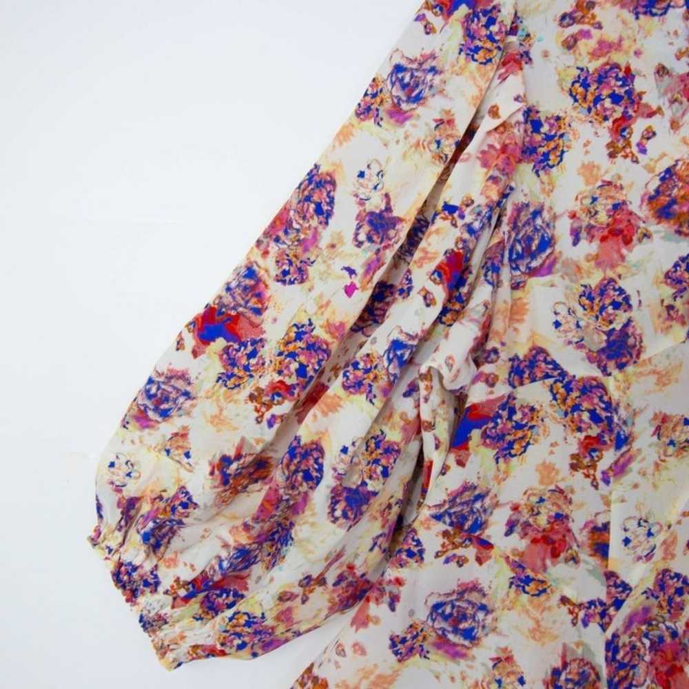 NEW IRO Paris silk blend floral print fit and fla… - image 7