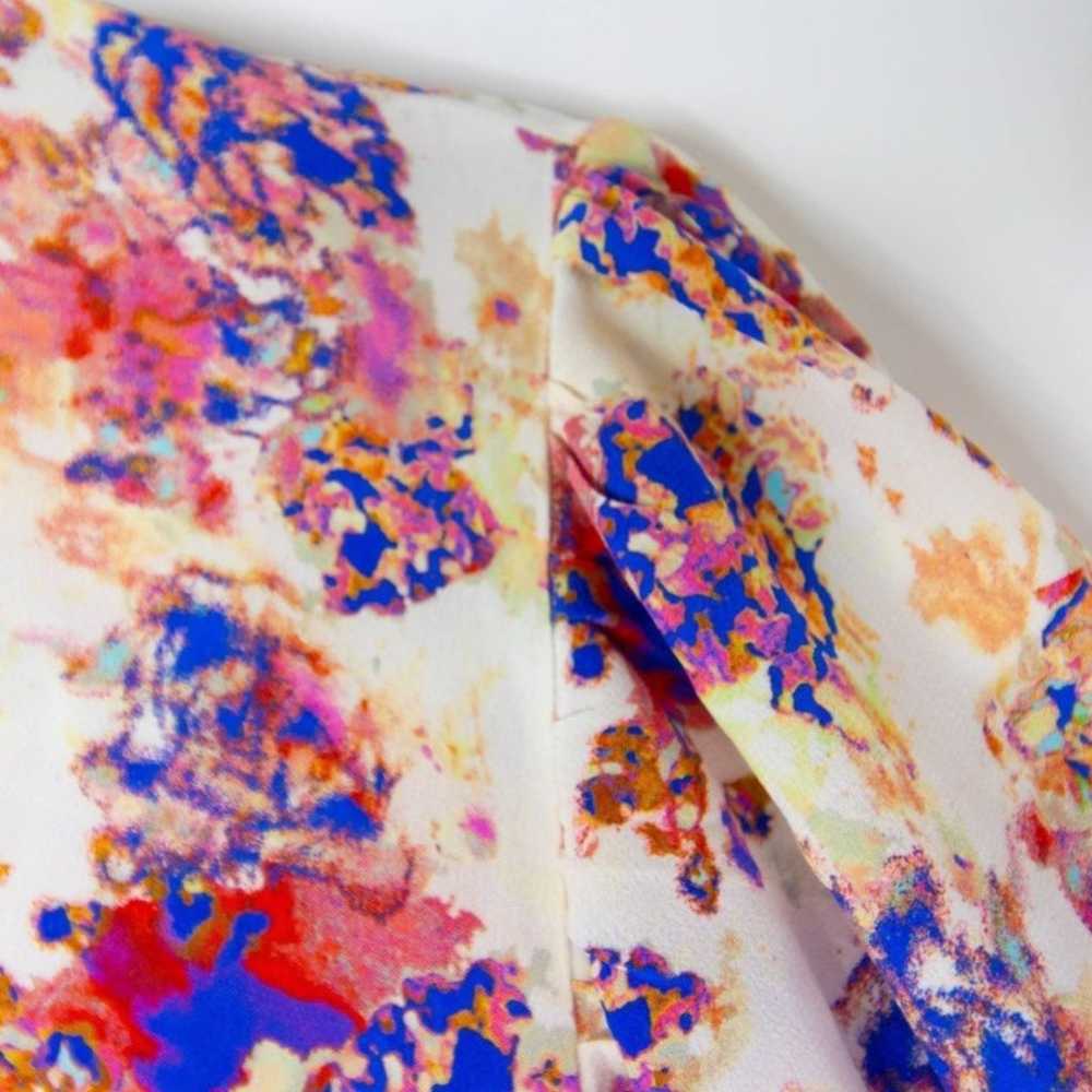 NEW IRO Paris silk blend floral print fit and fla… - image 8