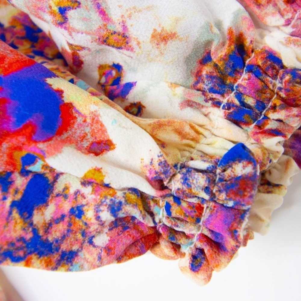 NEW IRO Paris silk blend floral print fit and fla… - image 9