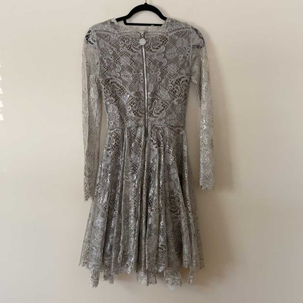 Maria Lucia Hohan Grey Lace Dress - image 2