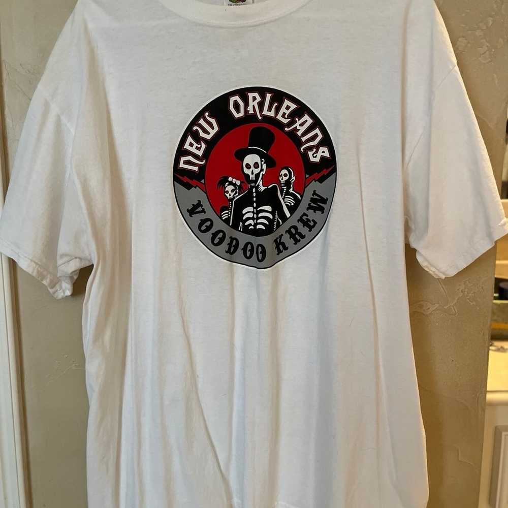 New Orleans Voodoo Krew Men’s XL T-shirt Heavy Du… - image 2