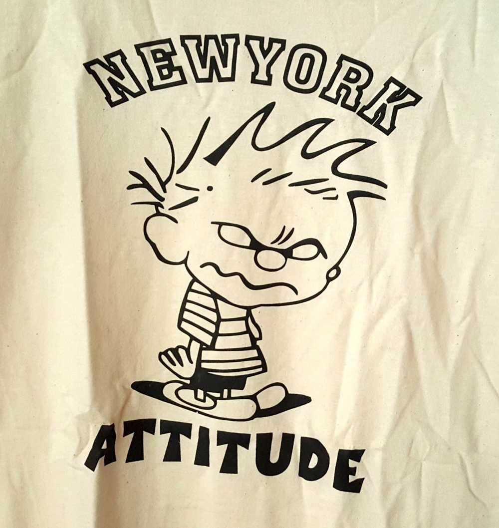 Vintage New York Attitude Calvin (Hobbes) Tee T-S… - image 1