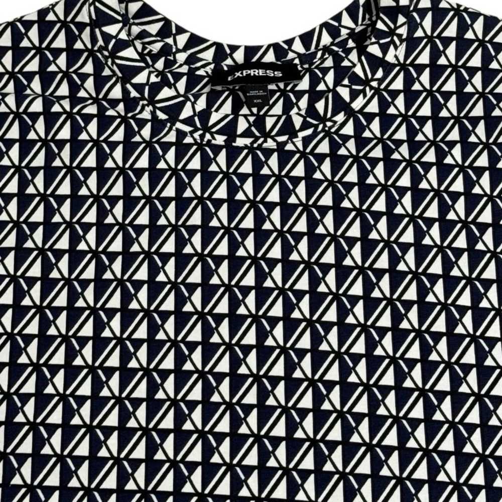 Express Geometric Shirt Size XXL Perfect Conditio… - image 3