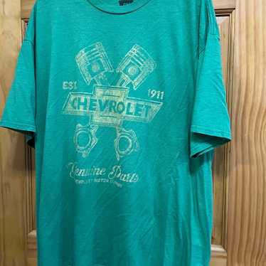GM Chevrolet Parts size 2X green t shirt - image 1