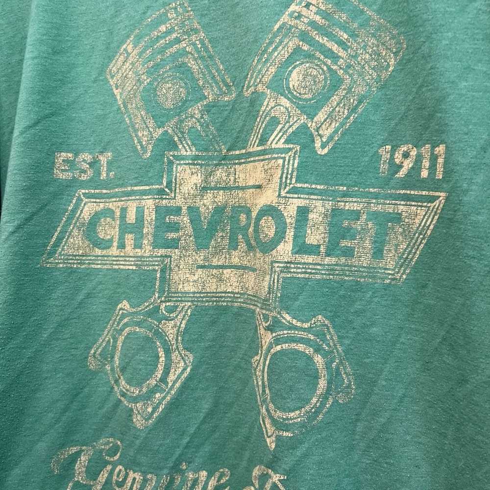 GM Chevrolet Parts size 2X green t shirt - image 3