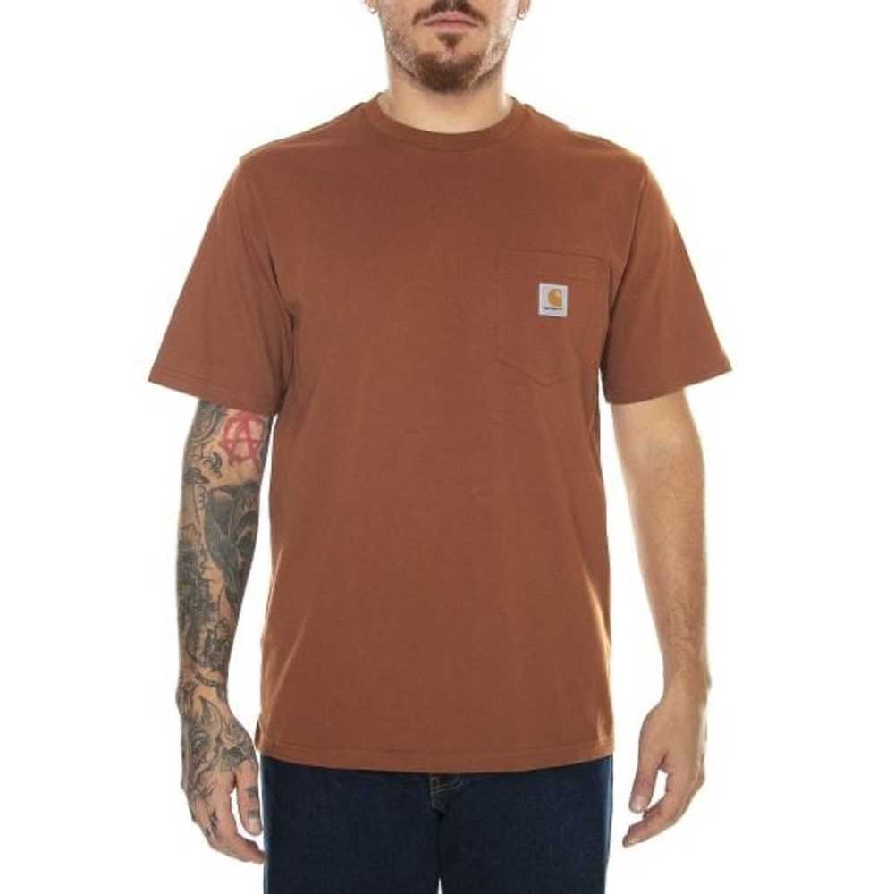 Carhartt Loose Fit T Shirt M Brown - image 1