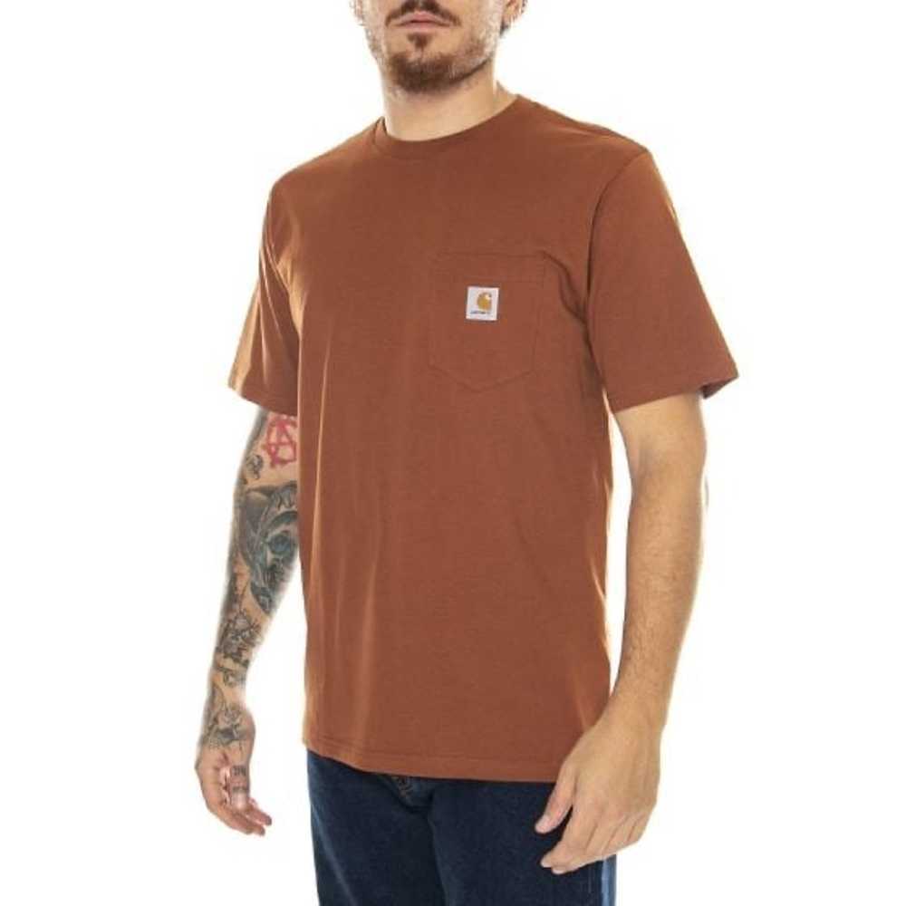 Carhartt Loose Fit T Shirt M Brown - image 3