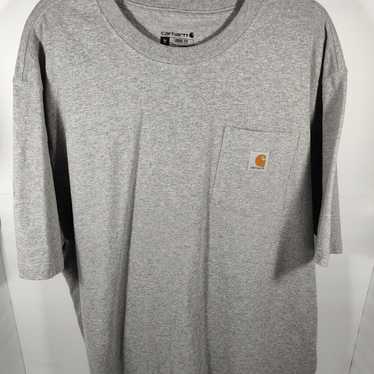 Carhartt Loose Fit Men's Size XL Gray Short Sleev… - image 1