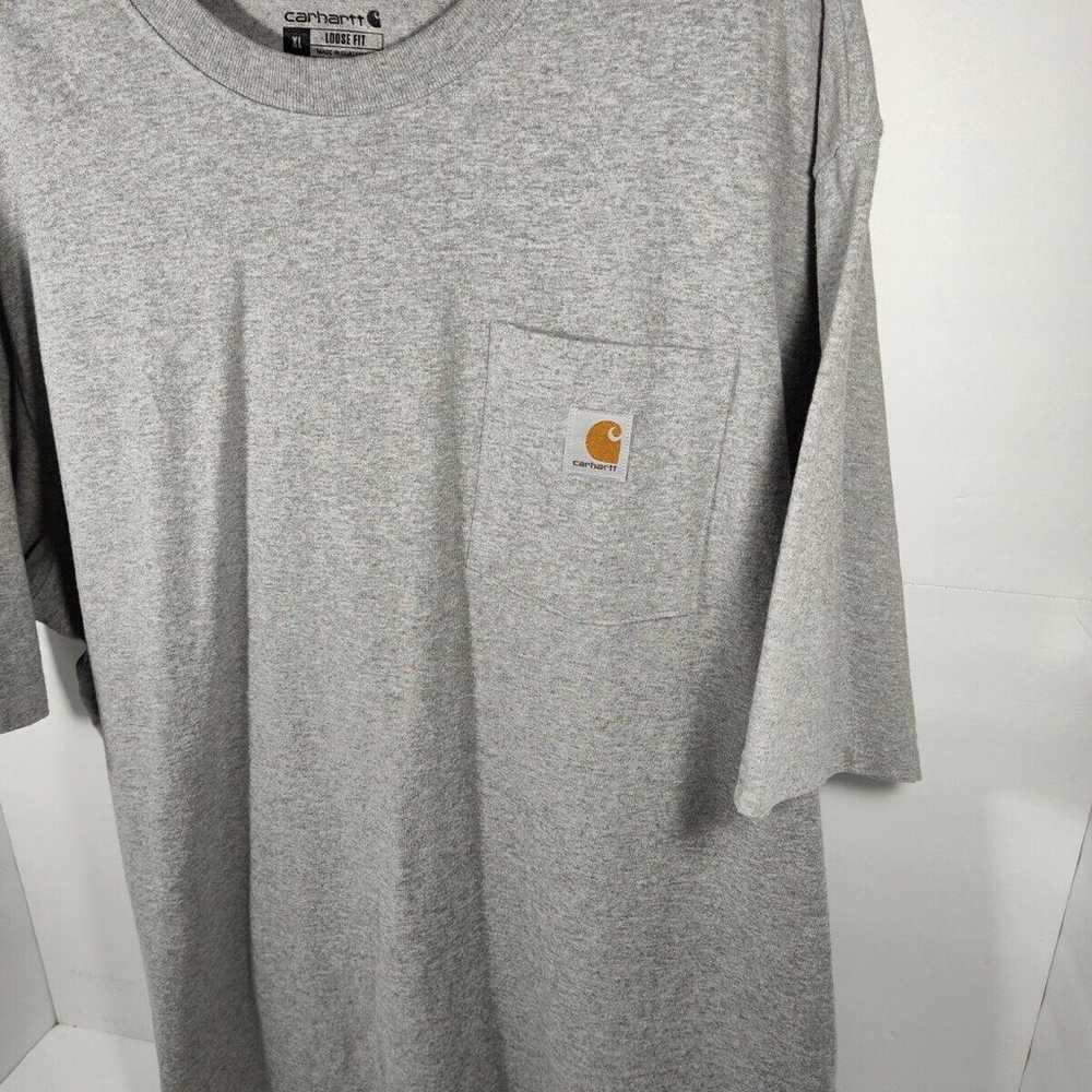 Carhartt Loose Fit Men's Size XL Gray Short Sleev… - image 4