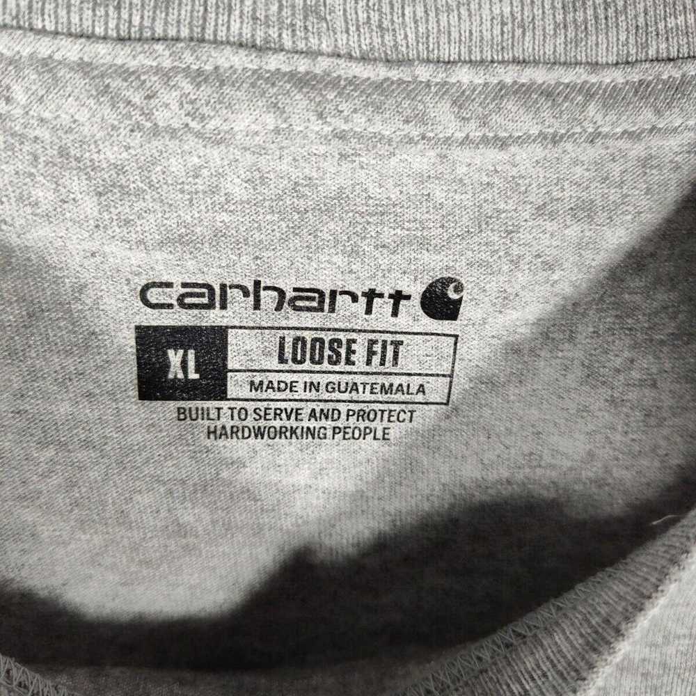 Carhartt Loose Fit Men's Size XL Gray Short Sleev… - image 5