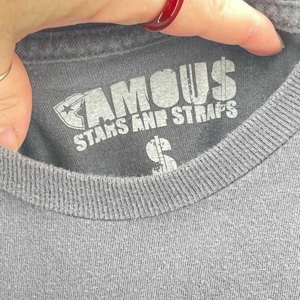 Famous Stars and Straps Mens Graphic Shirt Short … - image 4