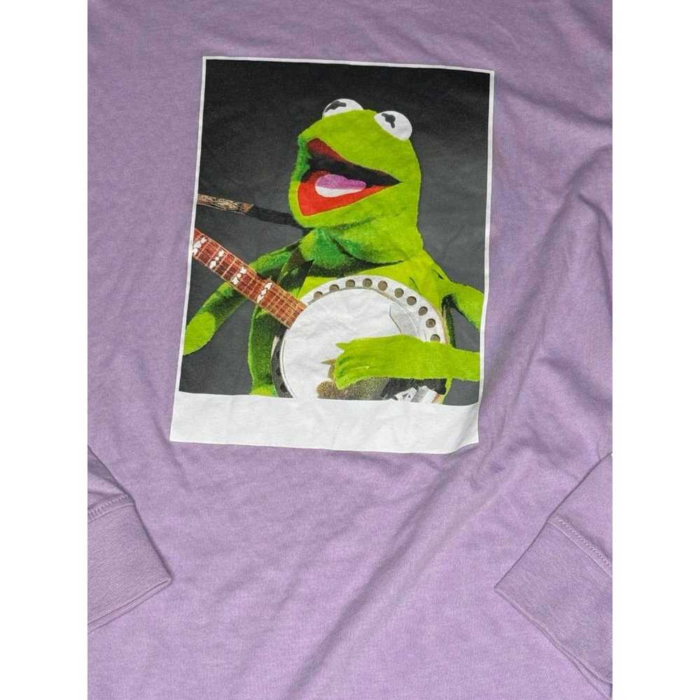 Disney Muppets Kermit Banjo Long Sleeve Tee Purpl… - image 2