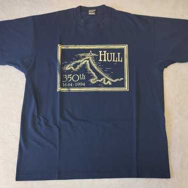 Vintage Hull, Massachusetts T Shirt XL 300th Anniv