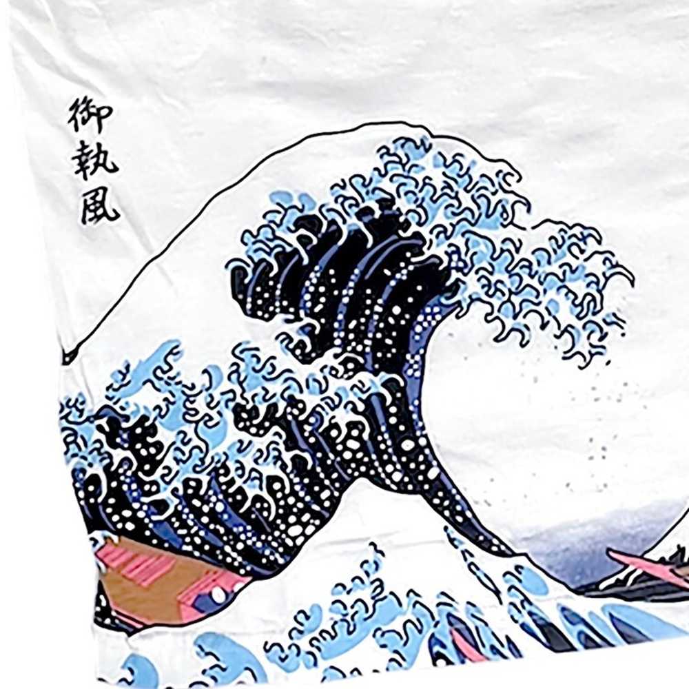 Woodblock Print Wave Vintage T-Shirt from Japan - image 4