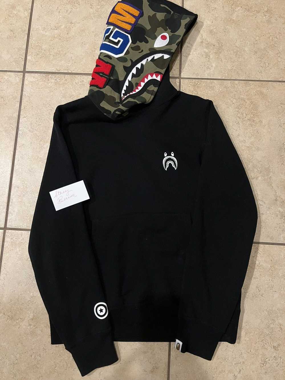 Bape 1st Camo Shark Pullover Hoodie - image 1