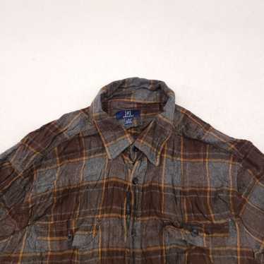 George George Casual Button Up Shirt Mens Size La… - image 1