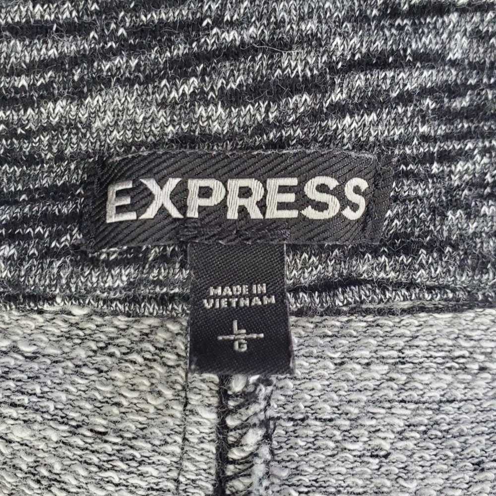 Express Express Gray Moto Jacket Large - image 7