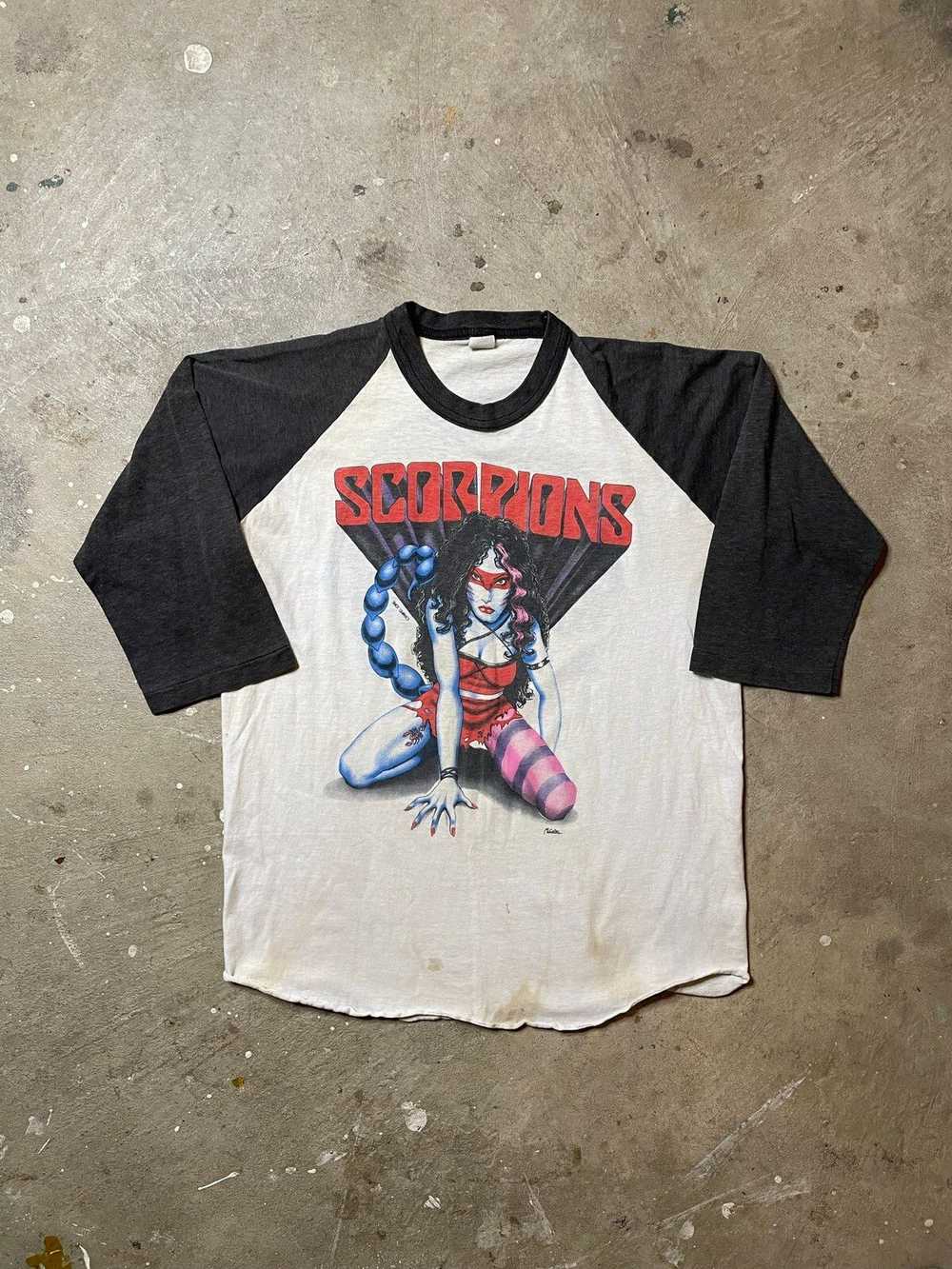 Band Tees × Rock T Shirt × Vintage 1984 Scorpions… - image 1