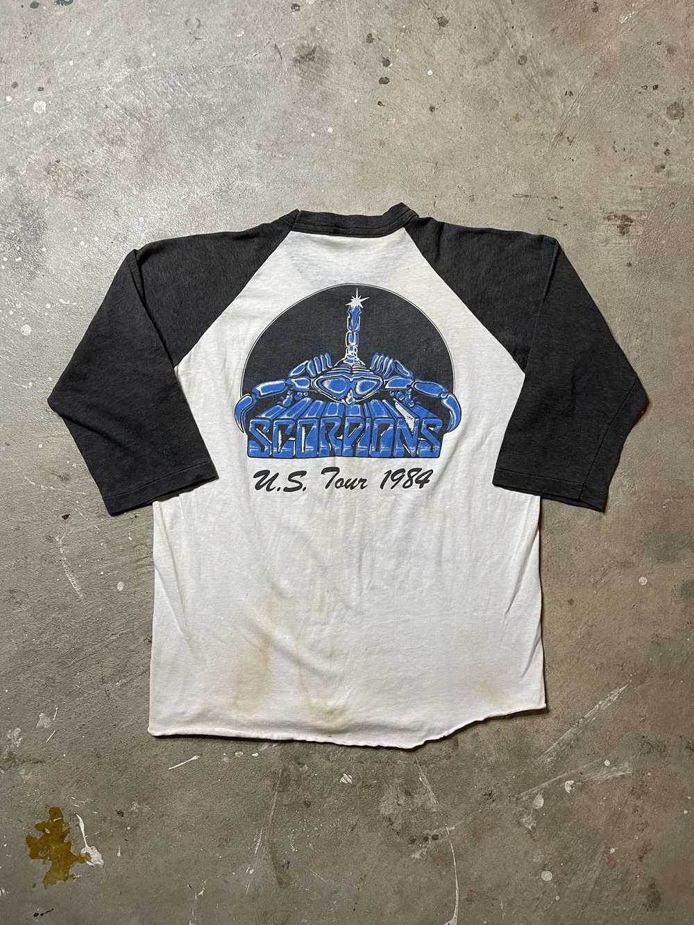 Band Tees × Rock T Shirt × Vintage 1984 Scorpions… - image 2