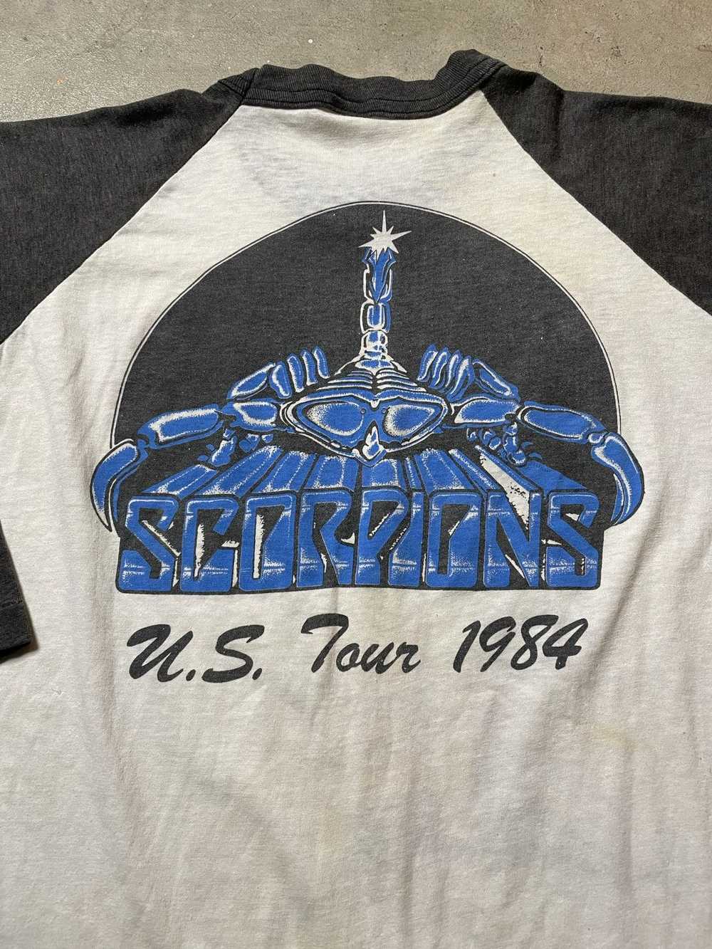 Band Tees × Rock T Shirt × Vintage 1984 Scorpions… - image 4