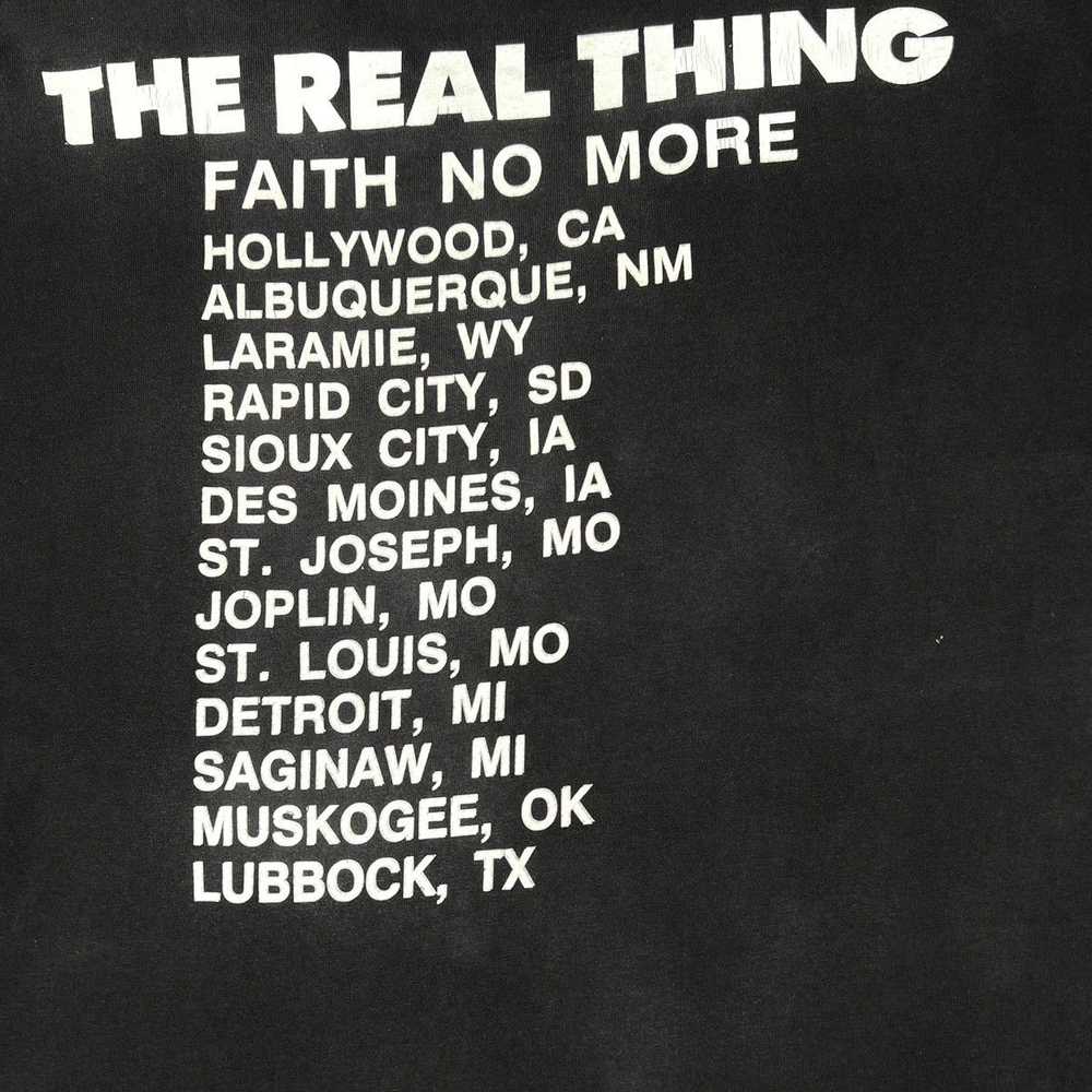 Band Tees × Tour Tee × Vintage Vintage 1989 Faith… - image 7