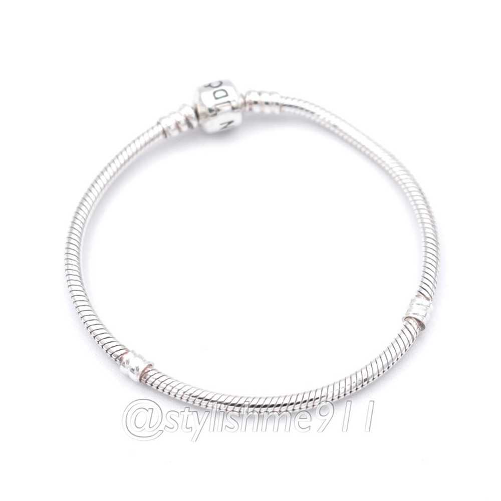 pandora PANDORA Moments Barrel Clasp Charm Bracel… - image 3