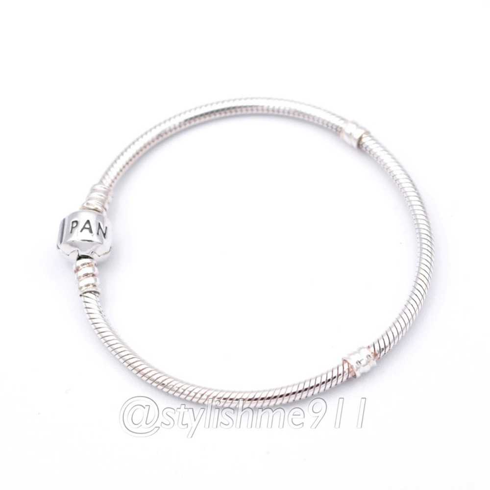 pandora PANDORA Moments Barrel Clasp Charm Bracel… - image 4