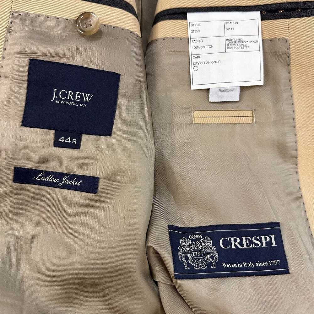 J.Crew J. Crew Ludlow blazer Tan Color Cotton Cre… - image 4