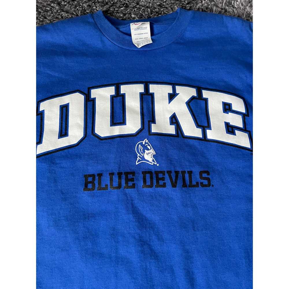 Delta Vintage Delta Duke Blue Devils ACC Blue T-s… - image 2