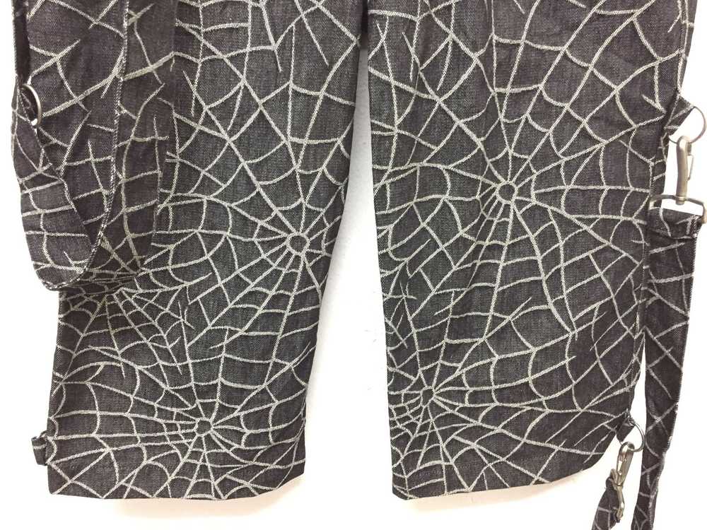 Japanese Brand × No Future spiderweb Bondage Shor… - image 3